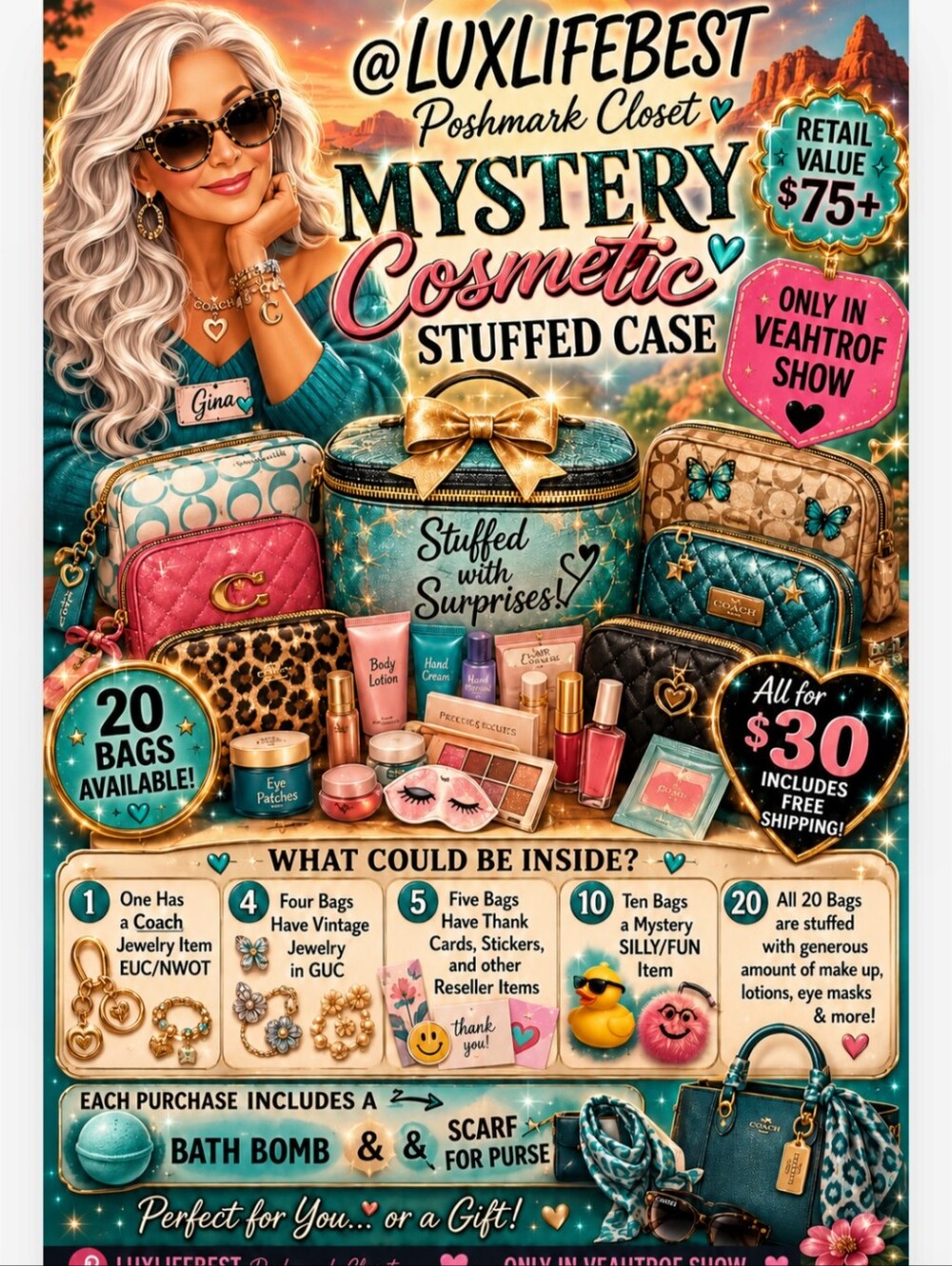 Mystery COSMETIC bag BUNDLES